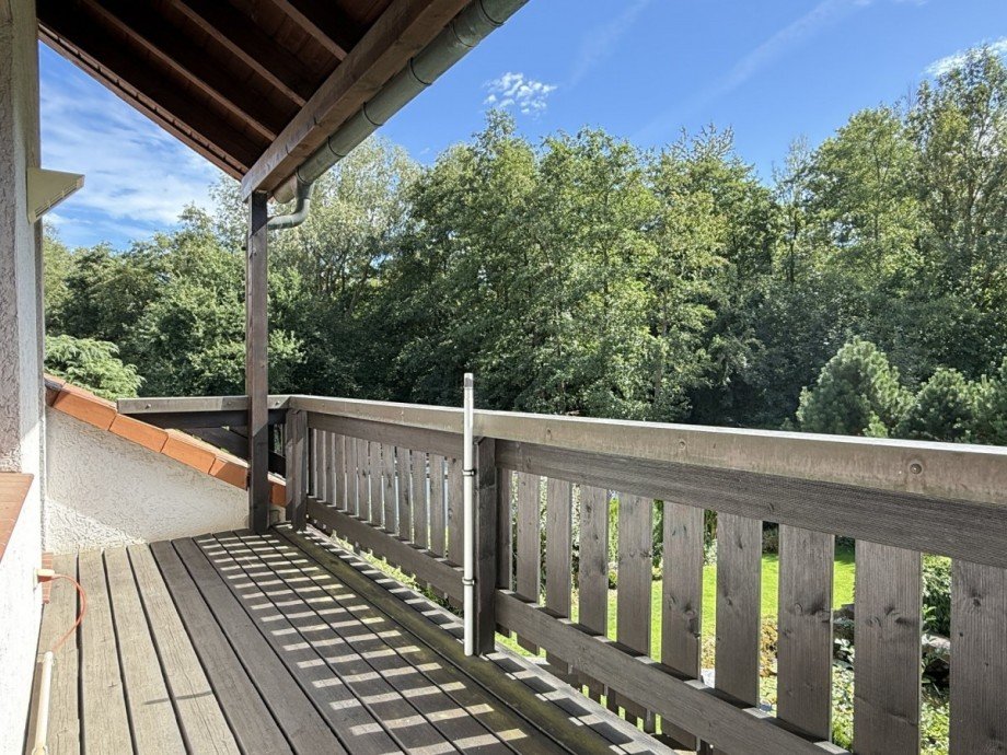 Balkon vor dem Schlafzimmer Doppelhaush�lfte Herdecke