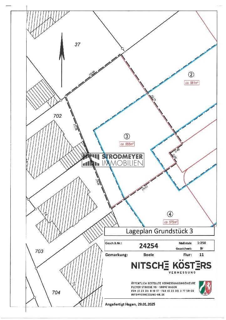 Grundst�ck Nr 3 Wohngrundst�ck Hagen