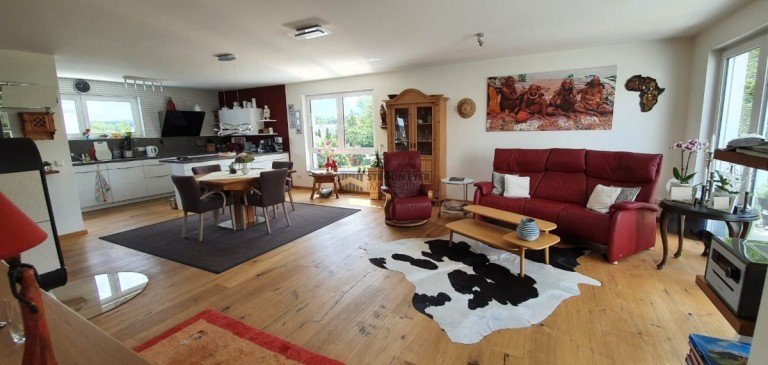 Wohnzimmer Hagen - Boelerheide Penthousewohnung Exklusives Penthouse mit barrierefreiem Zugang inklusive Aufzug, Sonnenterrasse und Garage!