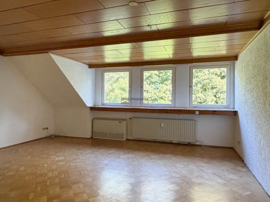 Wohnzimmer Dachgeschosswohnung Hagen