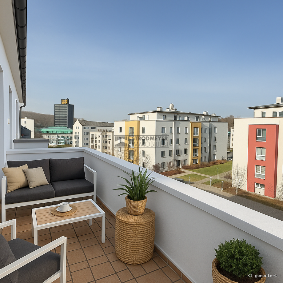 Balkon (KI-M�bel) Etagenwohnung Hagen