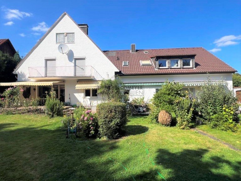Hausr�ckansicht Hagen - Westerbauer Einfamilienhaus Einfamilienhaus + vermietetes Zweifamilienhaus
