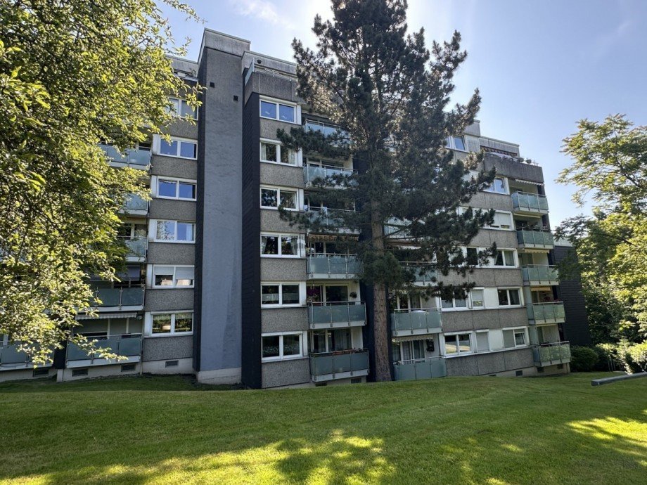 R�ckansicht Etagenwohnung Herdecke
