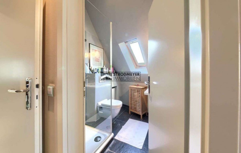 Duschbad en Suite Maisonettewohnung Herdecke