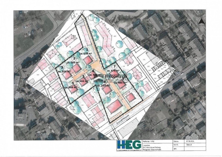 Quartiertsplan Wohngrundst�ck Hagen