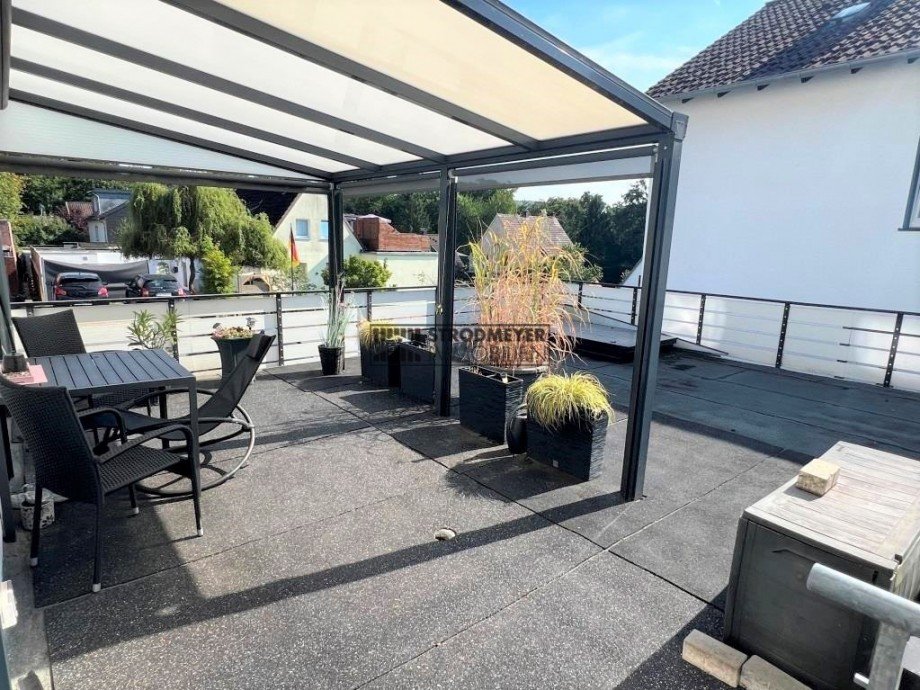 �berdachte Terrasse Mehrfamilienhaus Hagen