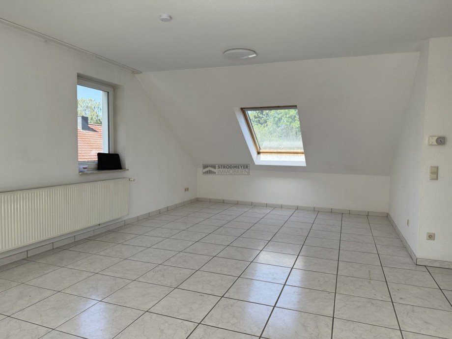 Wohnzimmer Dachgeschosswohnung Dortmund