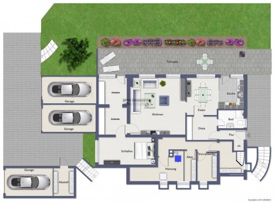 Grundriss Souterrain Etagenwohnung Herdecke