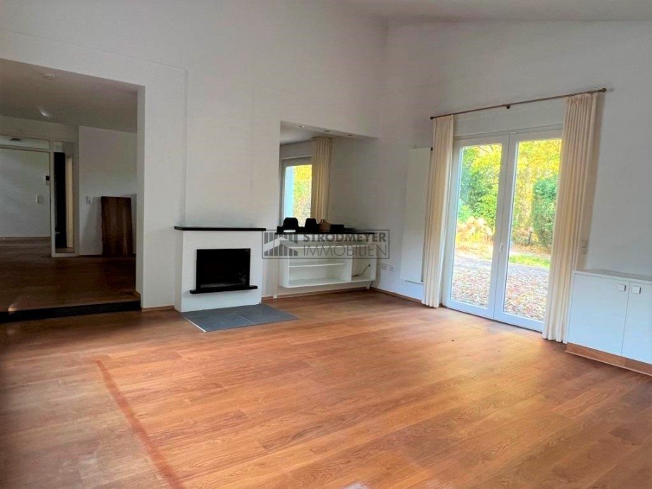 Wohnzimmer mit Kaminblick Einfamilienhaus Hagen