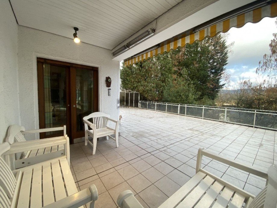 Terrasse Einfamilienhaus Wetter