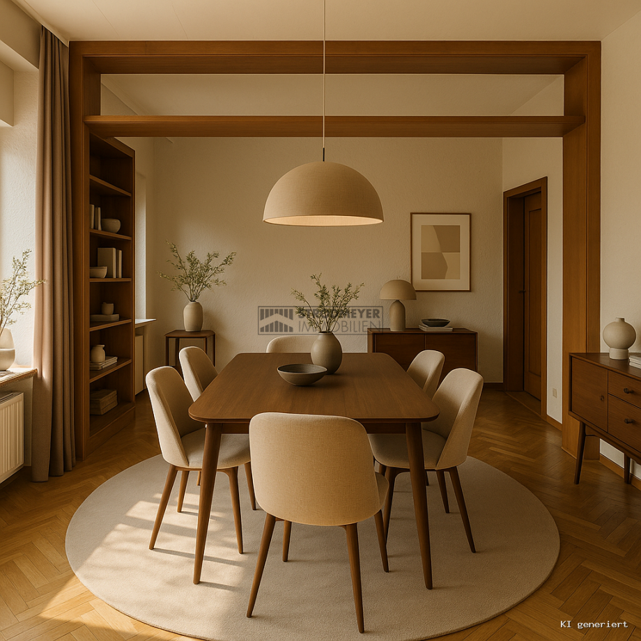 Esszimmer m�bliert Doppelhaush�lfte Hagen